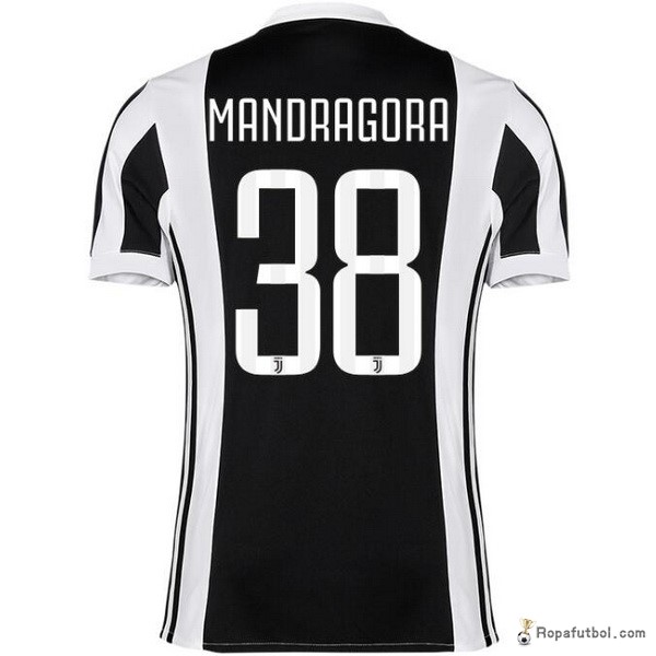 Camiseta Juventus Replica Primera Ropa Mandragora 2017/18 Negro